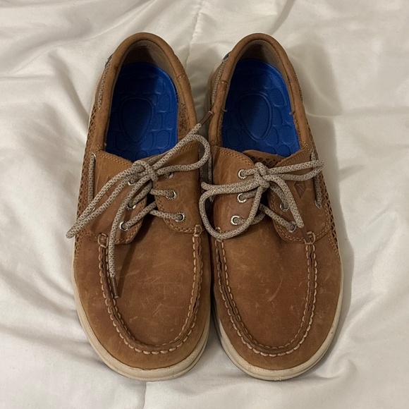 Sperry Other - Sperry Men’s Brown Old Money Leather Boat Shoes Size 9